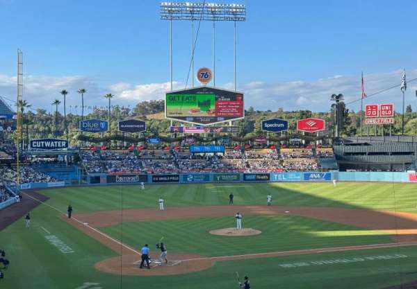 Dodger Stadium, section: 112LG, row: E, seat: 5-6