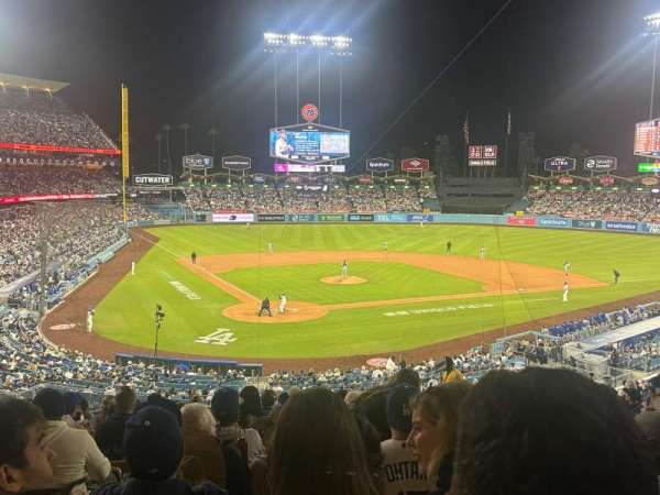 Dodger Stadium, section: 112LG, row: O, seat: 1-2