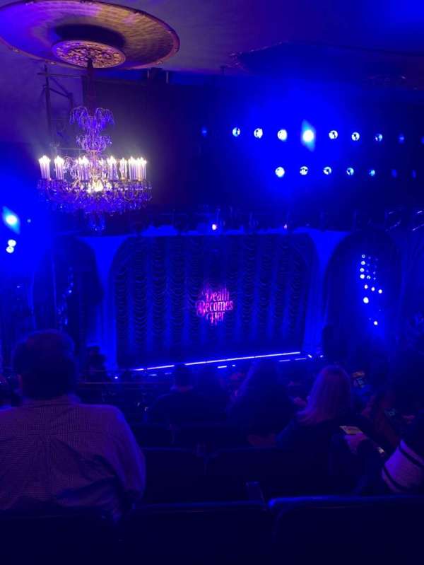 Lunt-Fontanne Theatre, section: Middle Mezzanine LC, row: H, seat: 125