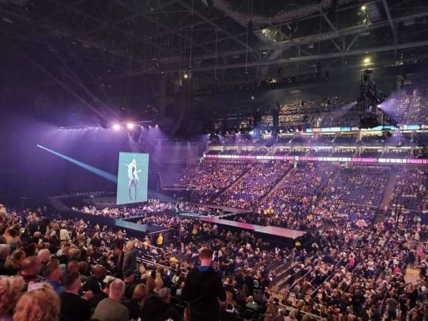 The O2, London, section: 103, row: Y, seat: 102