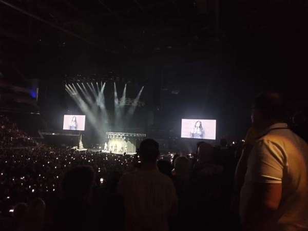 The O2, London, section: 110, row: M, seat: 319