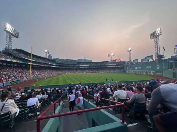 Fenway Park, section: Bleacher 42, row: 18, seat: 21