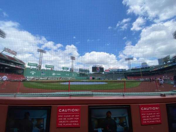 Fenway Park, section: Field Box 44, row: 2, seat: 1