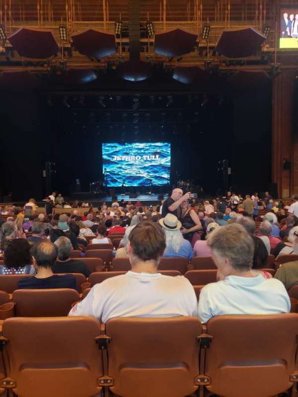 Filene Center, section: Orchestra C, row: V, seat: 110
