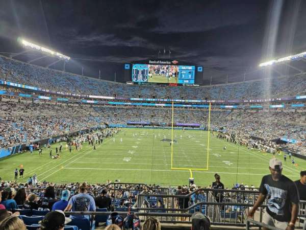 Bank of America Stadium, section: 230, row: 9, seat: 3
