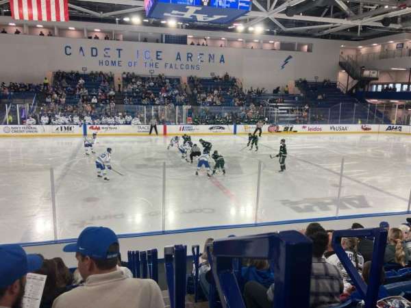 Cadet Ice Arena, section: EE, row: K, seat: 14