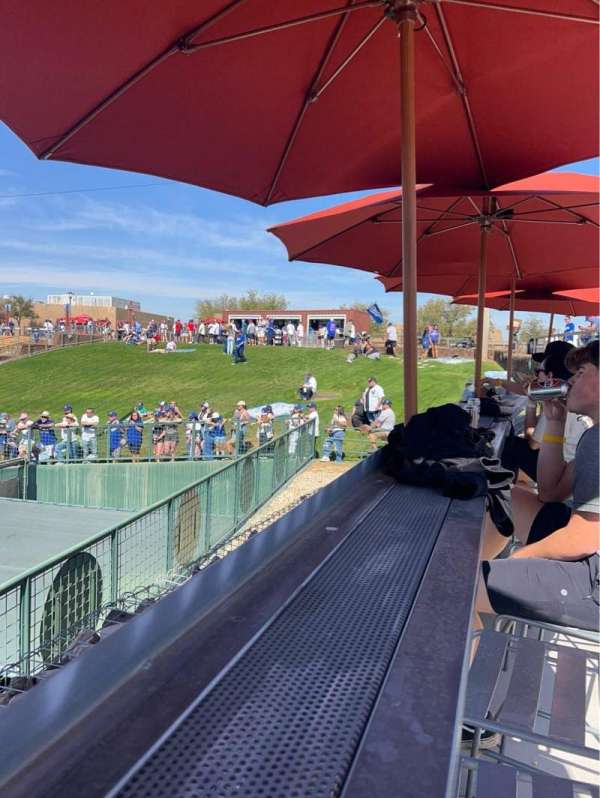Camelback Ranch, section: LA Bullpen