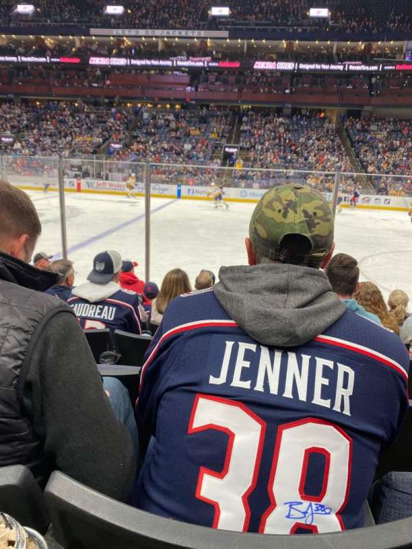 Nationwide Arena, section: 102, row: G, seat: 18