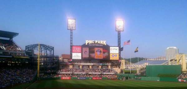 PNC Park, section: 113, row: DD, seat: 1