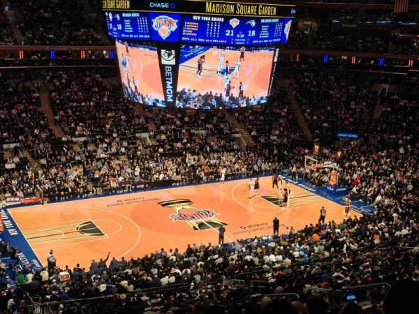 Madison Square Garden, section: 209, row: 11, seat: 10