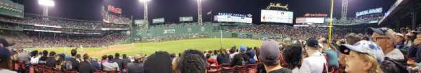 Fenway Park, section: Loge Box 100, row: BB, seat: 4