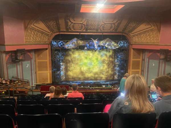 Murat Theatre at Old National Centre, section: Balcony C, row: T, seat: 6