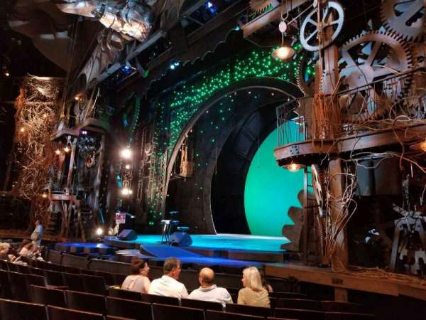 Gershwin Theatre, section: Orchestra R, row: D, seat: 20