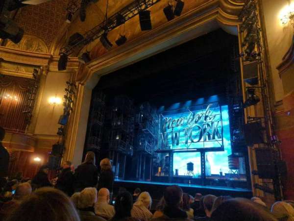 St. James Theatre, section: Orchestra R, row: k, seat: 16