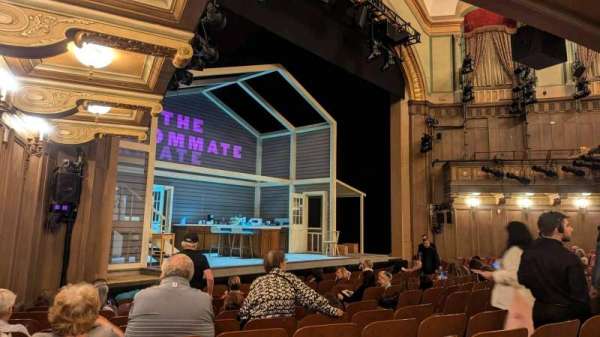 Booth Theatre, section: Orchestra L, row: K, seat: 15