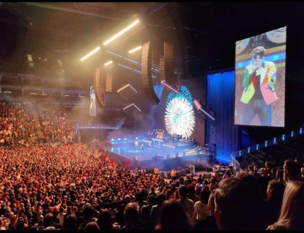 The O2, London, section: 112, row: T, seat: 369