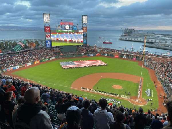Oracle Park, section: VR320, row: 18, seat: 12