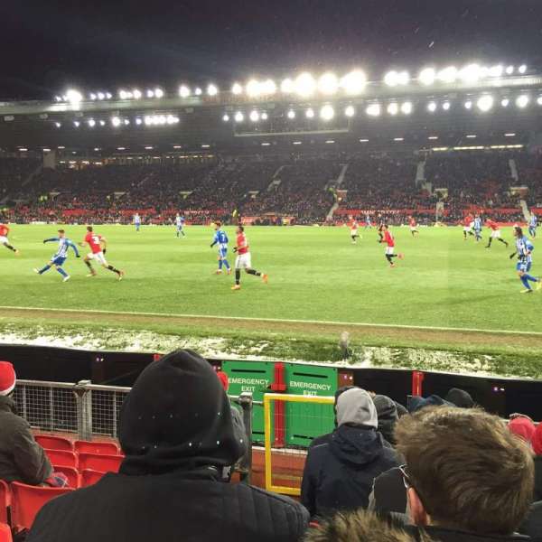 Old Trafford, section: N1409, row: JJ, seat: 100