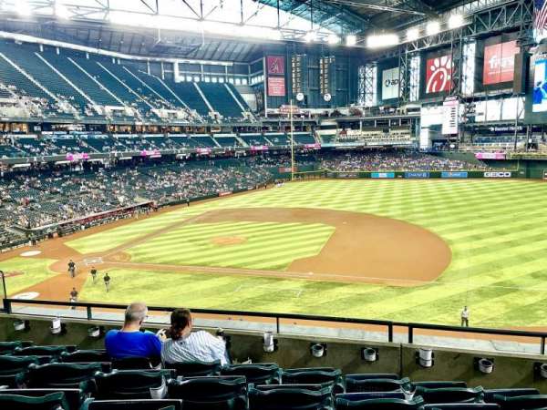Chase Field, section: 207, row: 5, seat: 10