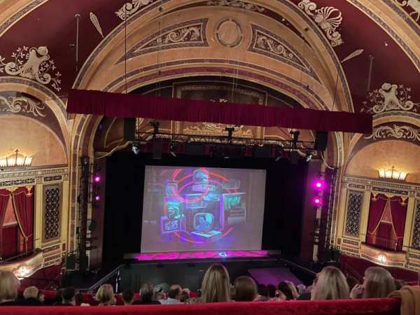 Liverpool Empire, section: Circle, row: H, seat: 53