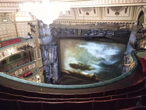 Sondheim Theatre, West End, section: Grand circle, row: F, seat: 5