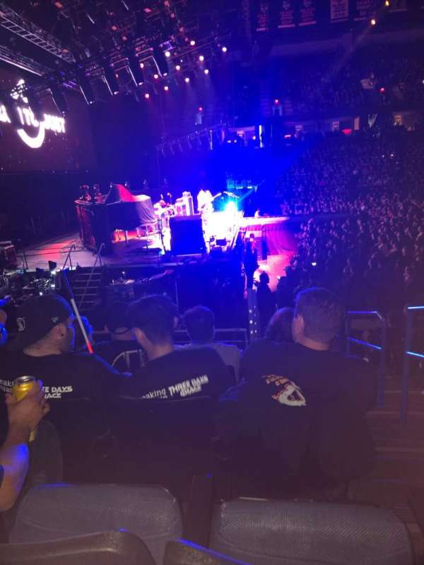 Toyota Arena, section: 118, row: J, seat: 1