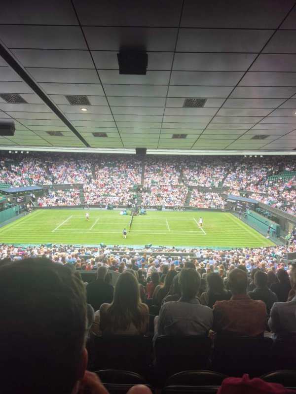 Wimbledon, Centre Court, section: 519, row: X, seat: 352