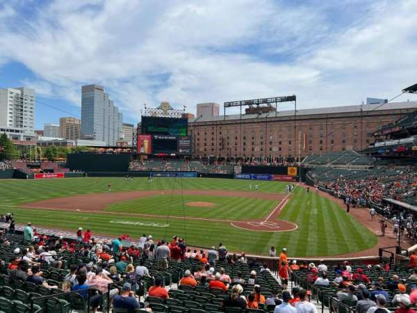 Oriole Park at Camden Yards, section: 45, row: 9, seat: 1
