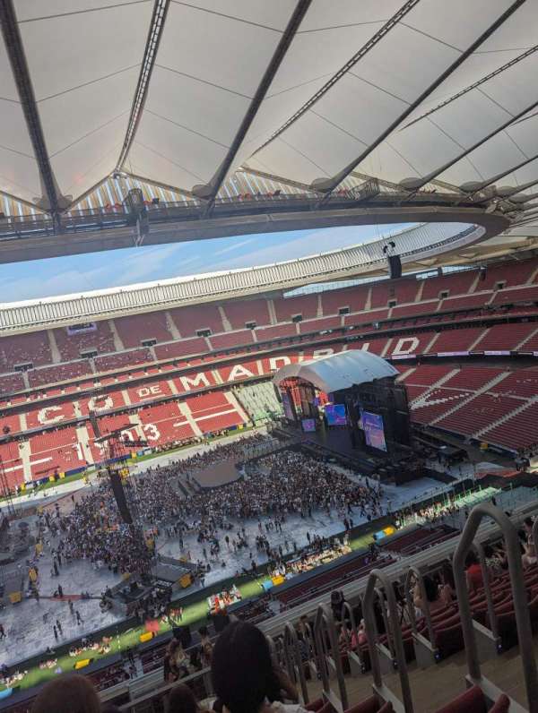 Estadio Metropolitano, Madrid, section: 406B, row: 14, seat: 3