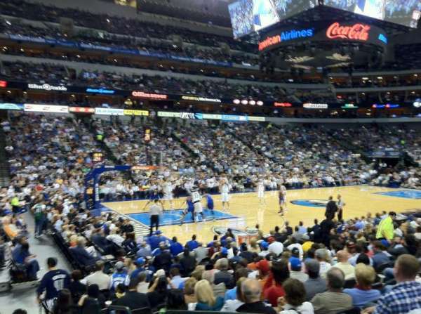 American Airlines Center, section: 121, row: L, seat: 1-4