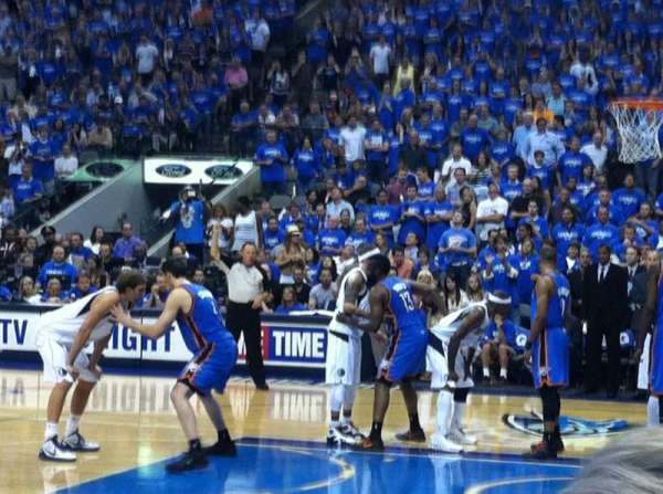 American Airlines Center, section: 105, row: B, seat: 10