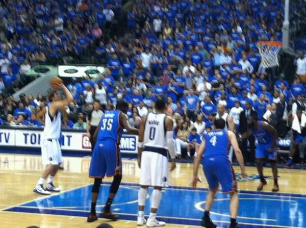American Airlines Center, section: 105, row: B, seat: 10