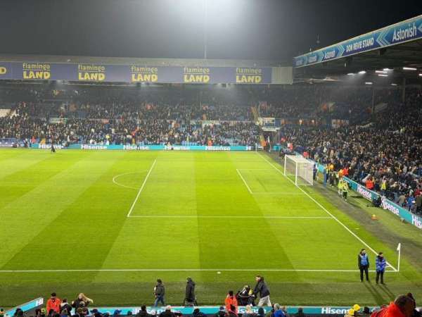 Elland Road, section: L28, row: J, seat: 4