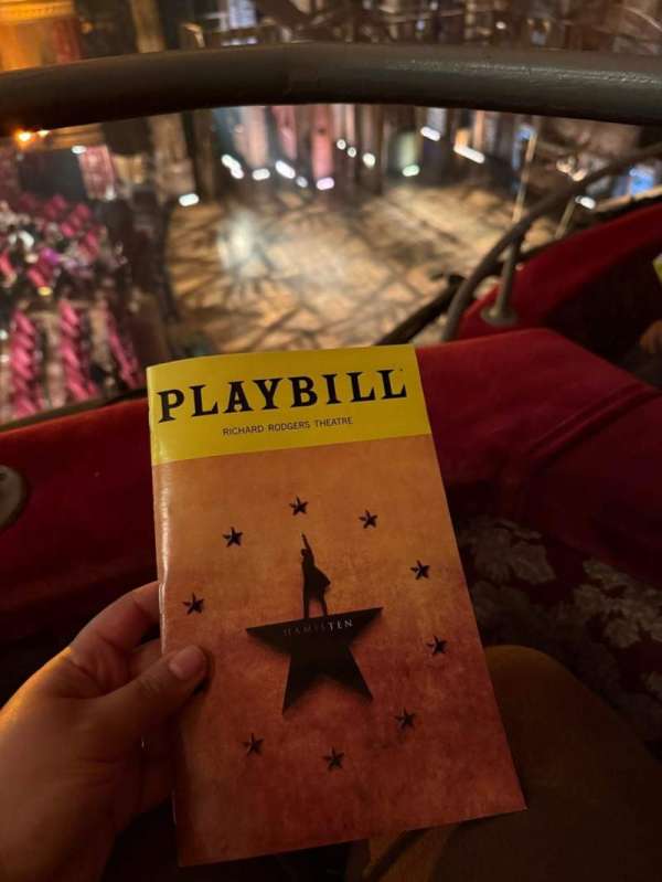 Richard Rodgers Theatre, section: Box H, row: 1, seat: 1