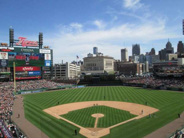 Comerica Park, section: 327, row: 1, seat: 8