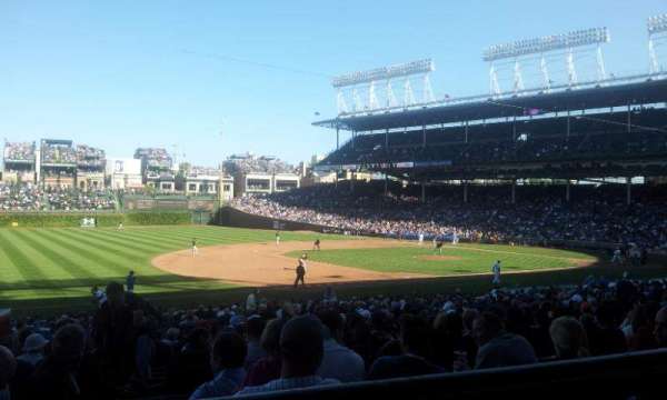 Wrigley Field, section: 208, row: 1, seat: 14