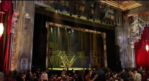 Hollywood Pantages Theatre, section: Orchestra L, row: X, seat: 9