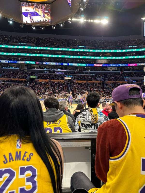 Crypto.com Arena, section: 111, row: 2, seat: 5