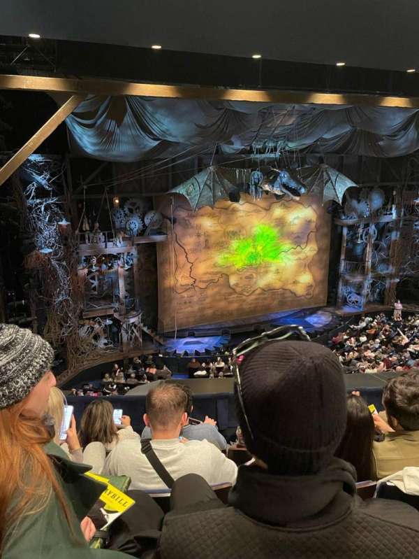 Gershwin Theatre, section: Front Mezzanine L, row: D, seat: 19