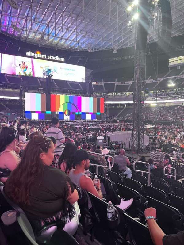 Allegiant Stadium, section: 107, row: 10, seat: 15