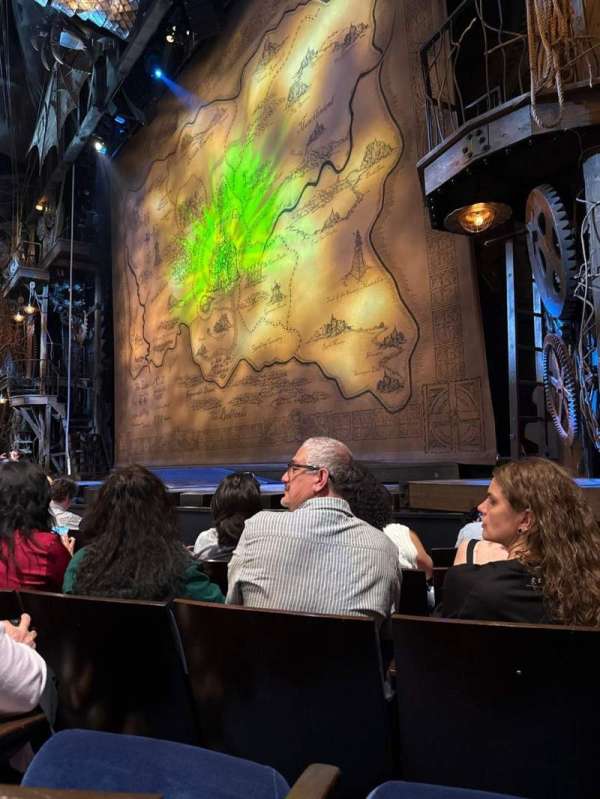 Gershwin Theatre, section: Orchestra R, row: A, seat: 14