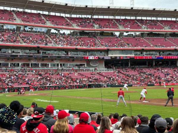Great American Ball Park, section: 132, row: N, seat: 3