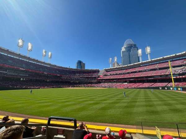 Great American Ball Park, section: 146, row: D, seat: 3