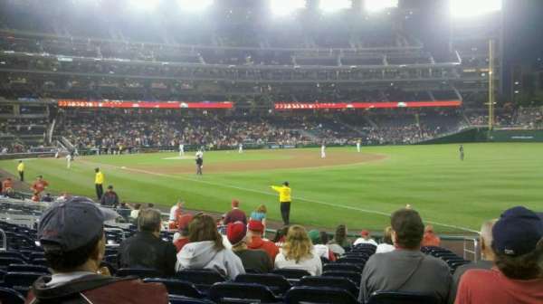 Nationals Park, section: 135, row: U, seat: 3