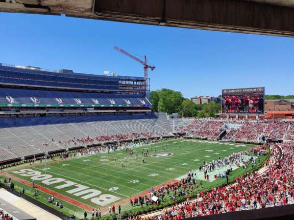 Sanford Stadium, section: 213, row: 3, seat: 20
