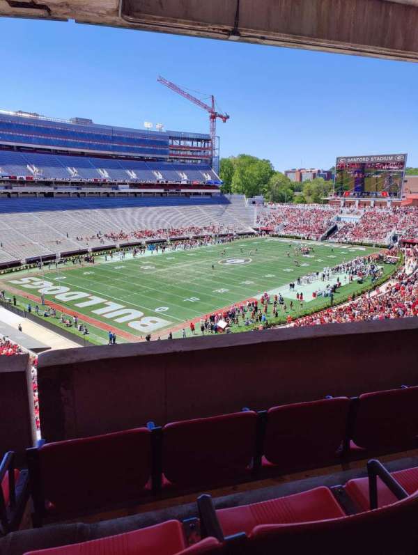 Sanford Stadium, section: 213, row: 3, seat: 20