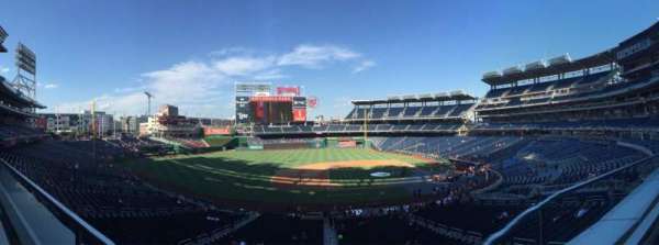 Nationals Park, section: 208, row: A, seat: 17