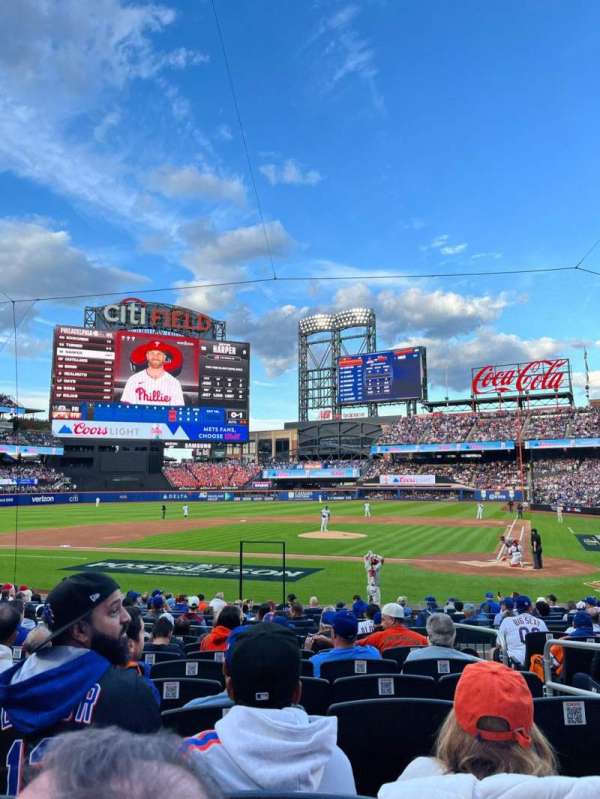 Citi Field, section: 18, row: 9, seat: 3