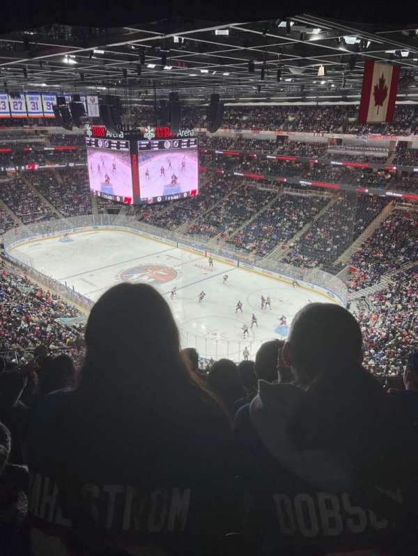 UBS Arena, section: 302, row: 7, seat: 6