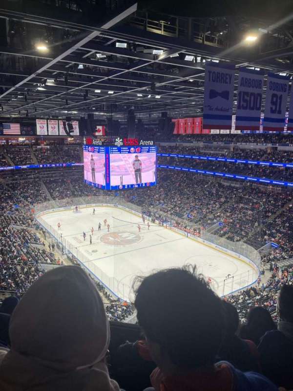 UBS Arena, section: 316, row: 4, seat: 9